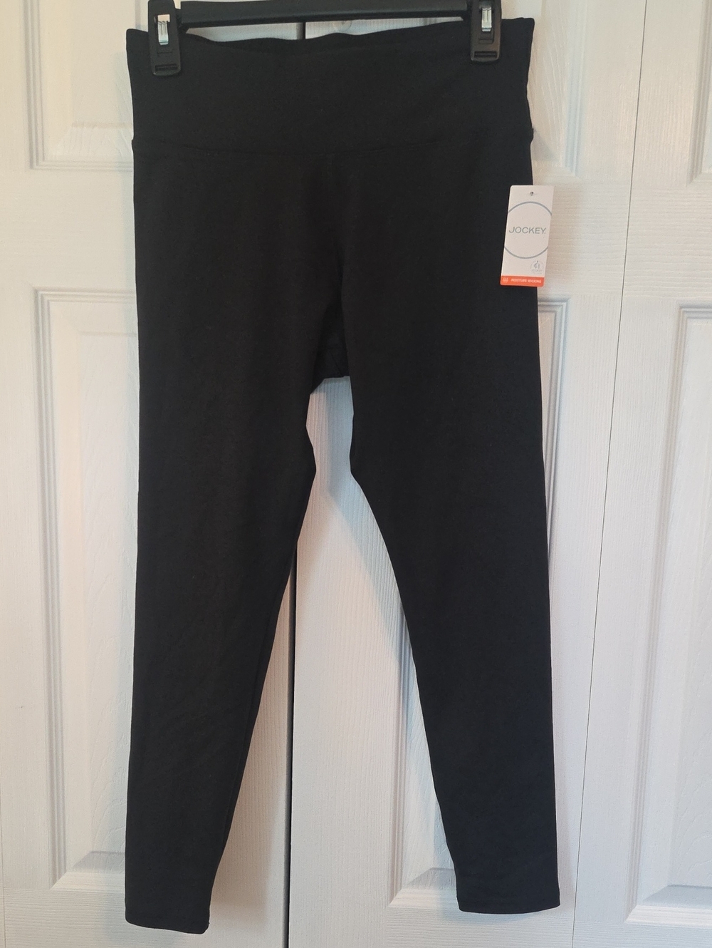 Jockey Black High-Waist Girls' Leggings